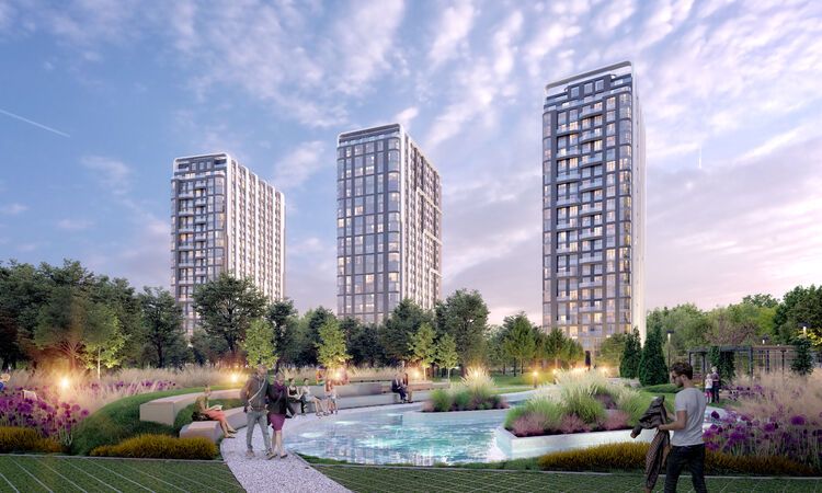 Планировка 4-комнатная квартира в ЖК "Остров"
