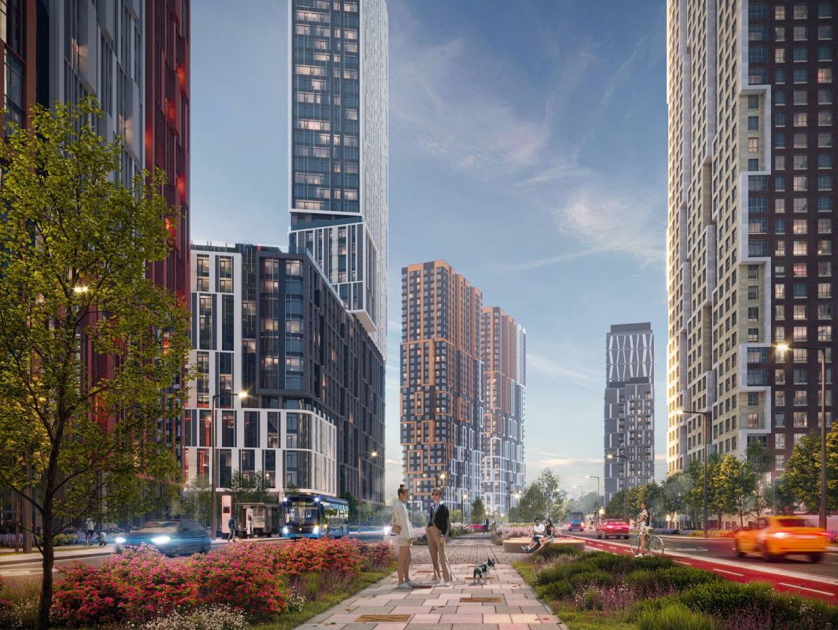 Планировка 3-комнатная квартира в ЖК "Событие"