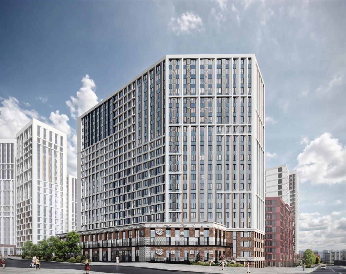 Планировка 2-комнатная квартира в ЖК "Новая Звезда" (Сосенское)