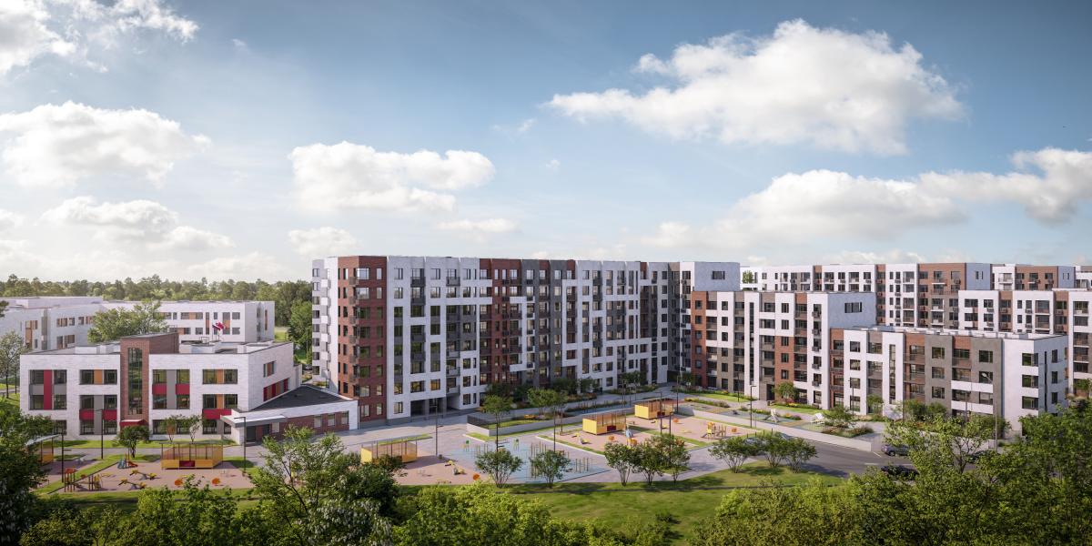 Планировка 1-комнатная квартира в ЖК "Новая Щербинка"