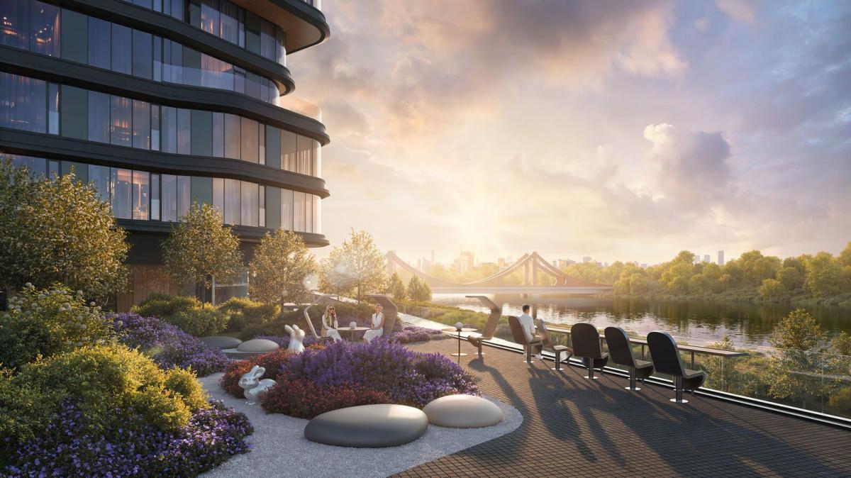 Планировка 4-комнатная квартира в ЖК "Остров"